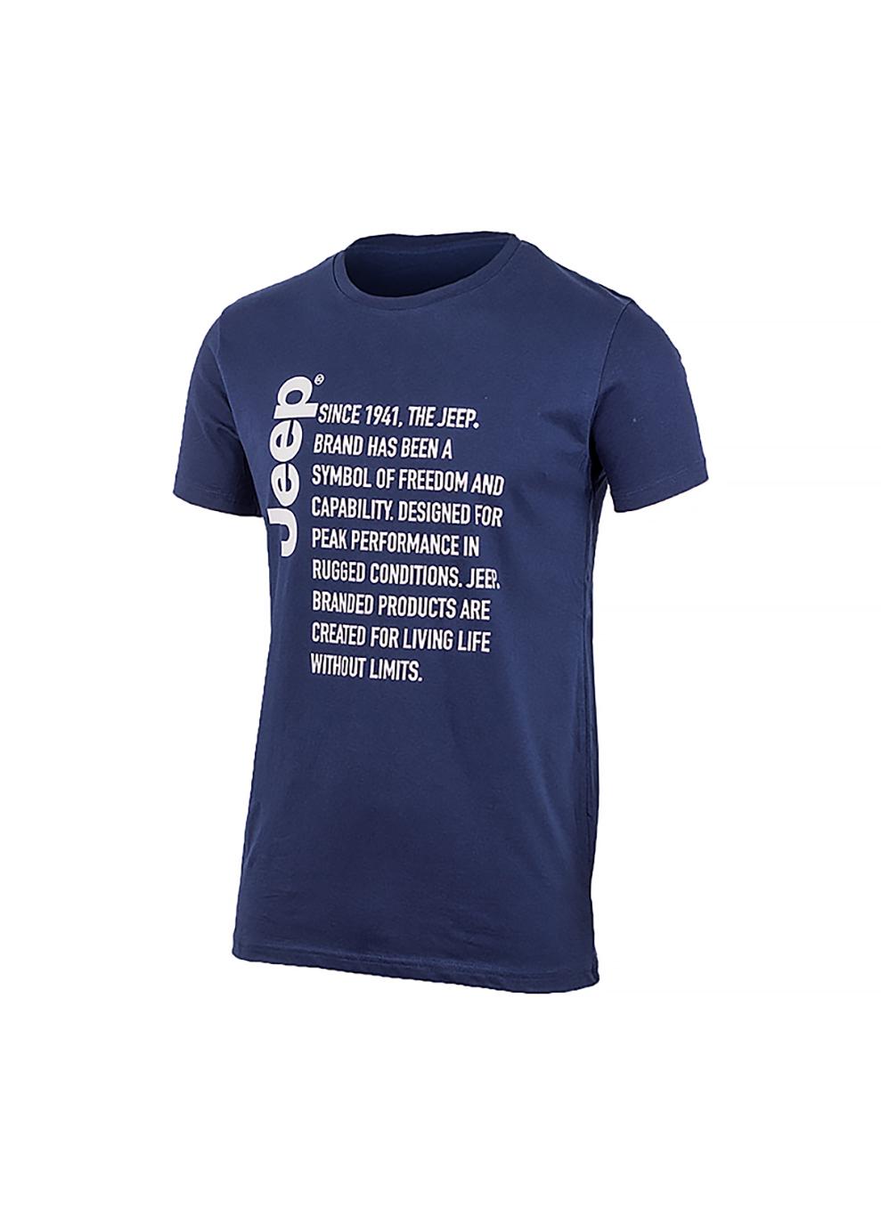 Футболка мужская JEEP T-SHIRT Since 1941 L Синий (O102591-K876 L)