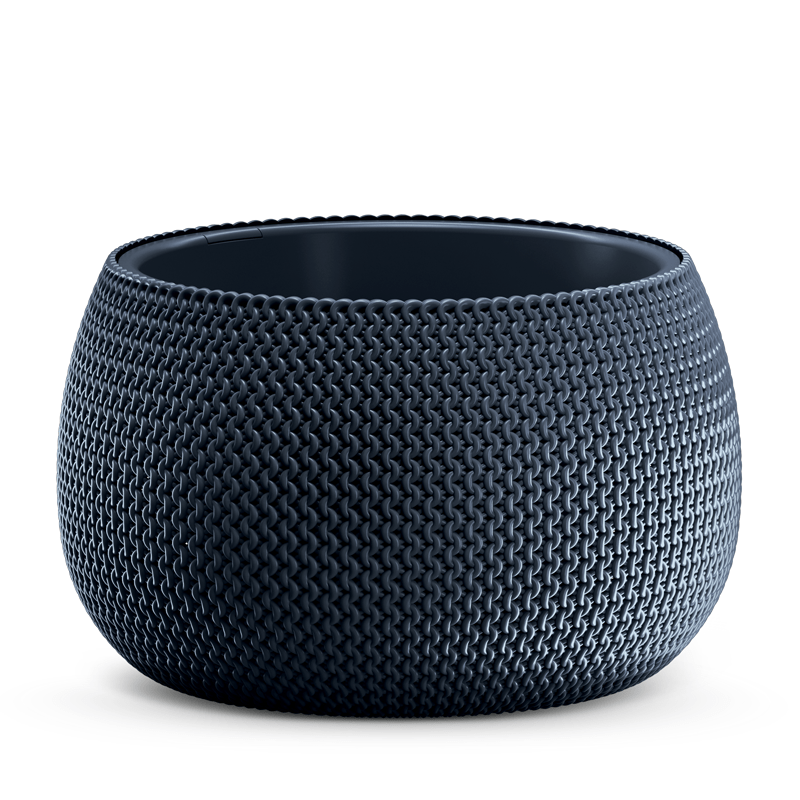 Горщик для квітів Prosperplast Splofy Bowl 48 см Антрацитовий (DKSP480-S433) - фото 1 Горщик для квітів Prosperplast Splofy Bowl 48 см Антрацитовий (DKSP480-S433) - фото 1