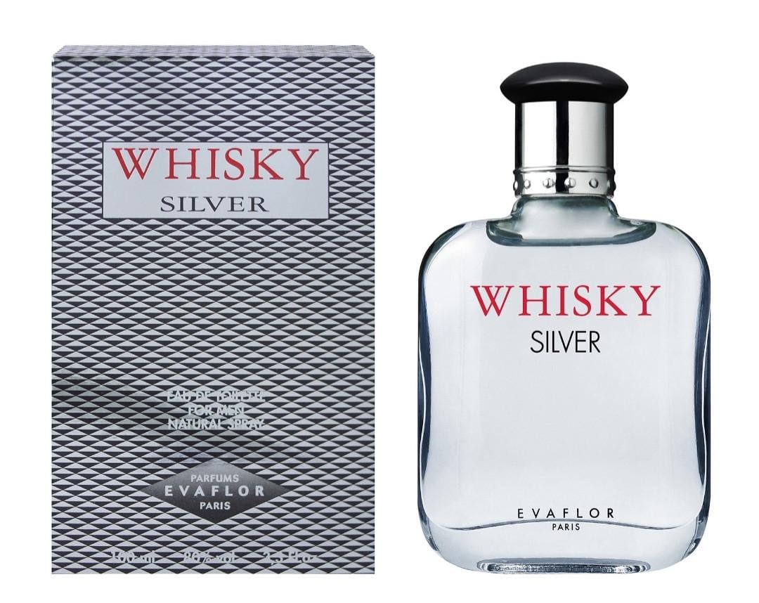 Туалетная вода мужская Whisky Silver Evaflor 100 мл (1505316255)