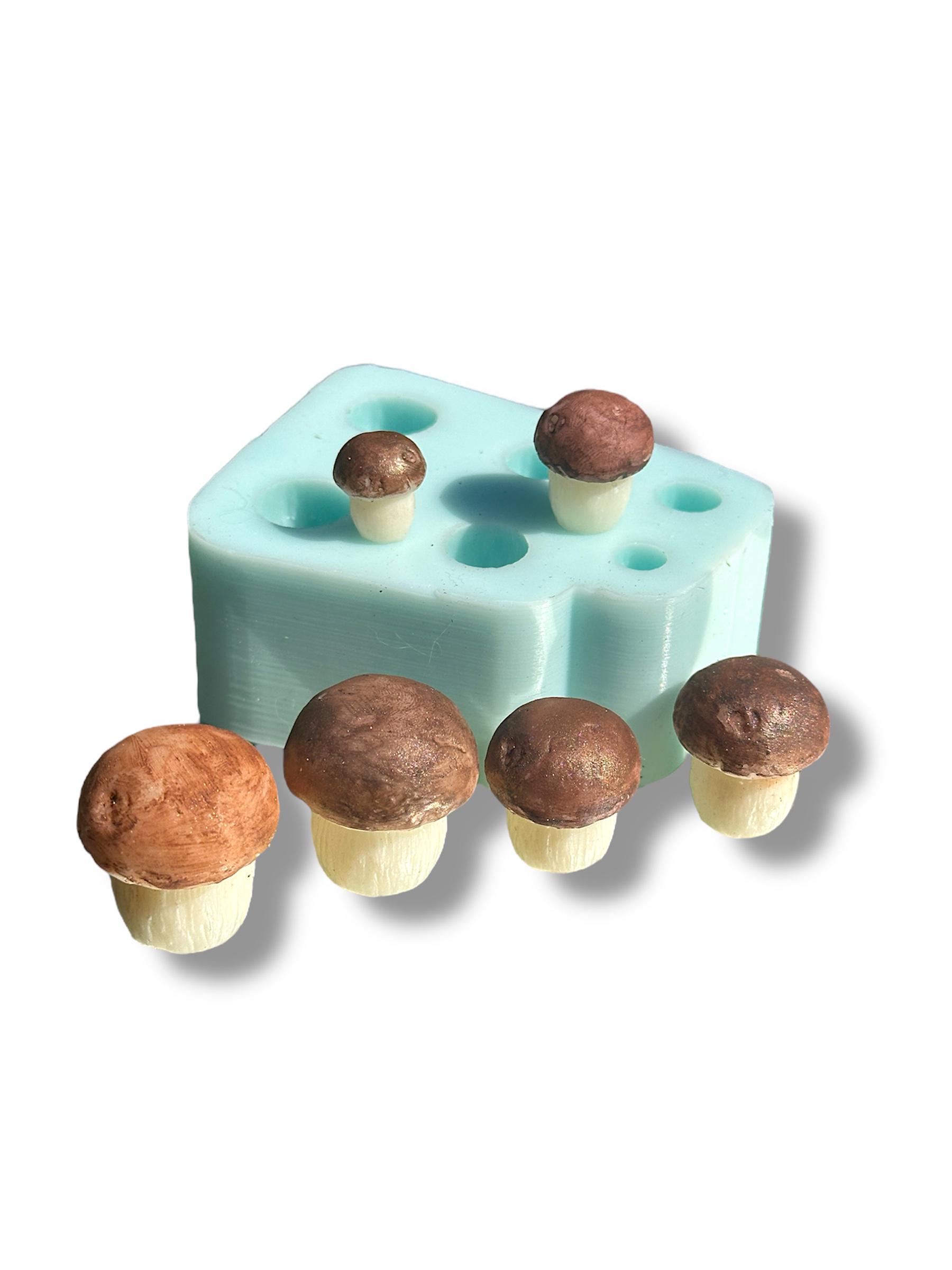 Молд силіконовий Міні гриби 6в1 (28222941)