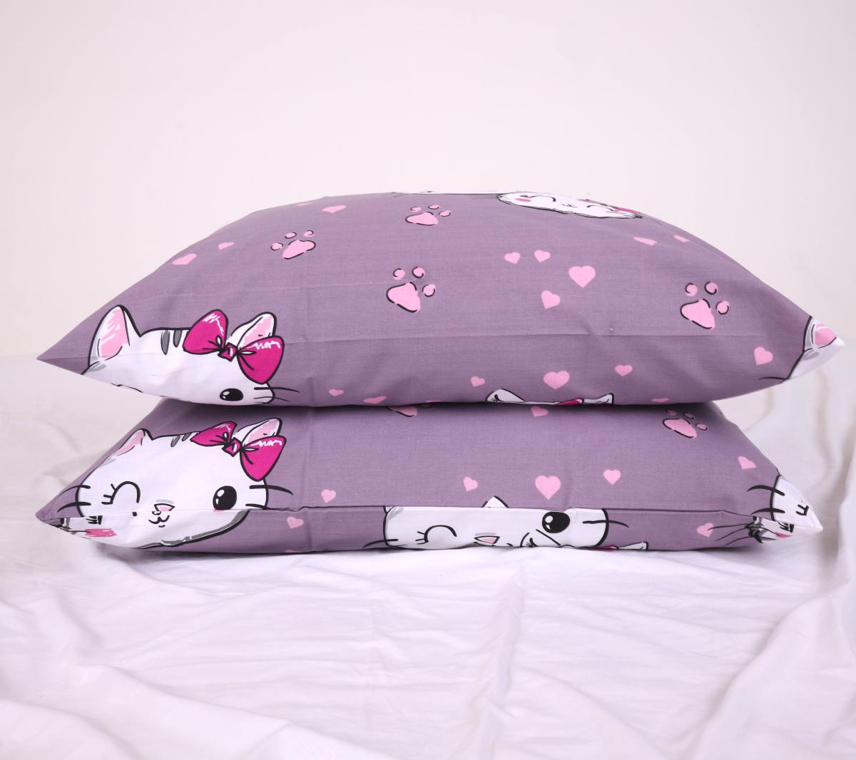 Комплект постільної білизни PaniPava Кицюня бязь 155х215 см (10100665) - фото 6