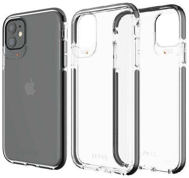 Противоударный чехол GEAR4 Piccadilly D3O для Iphone 11 (6.1") Black + Transparent
