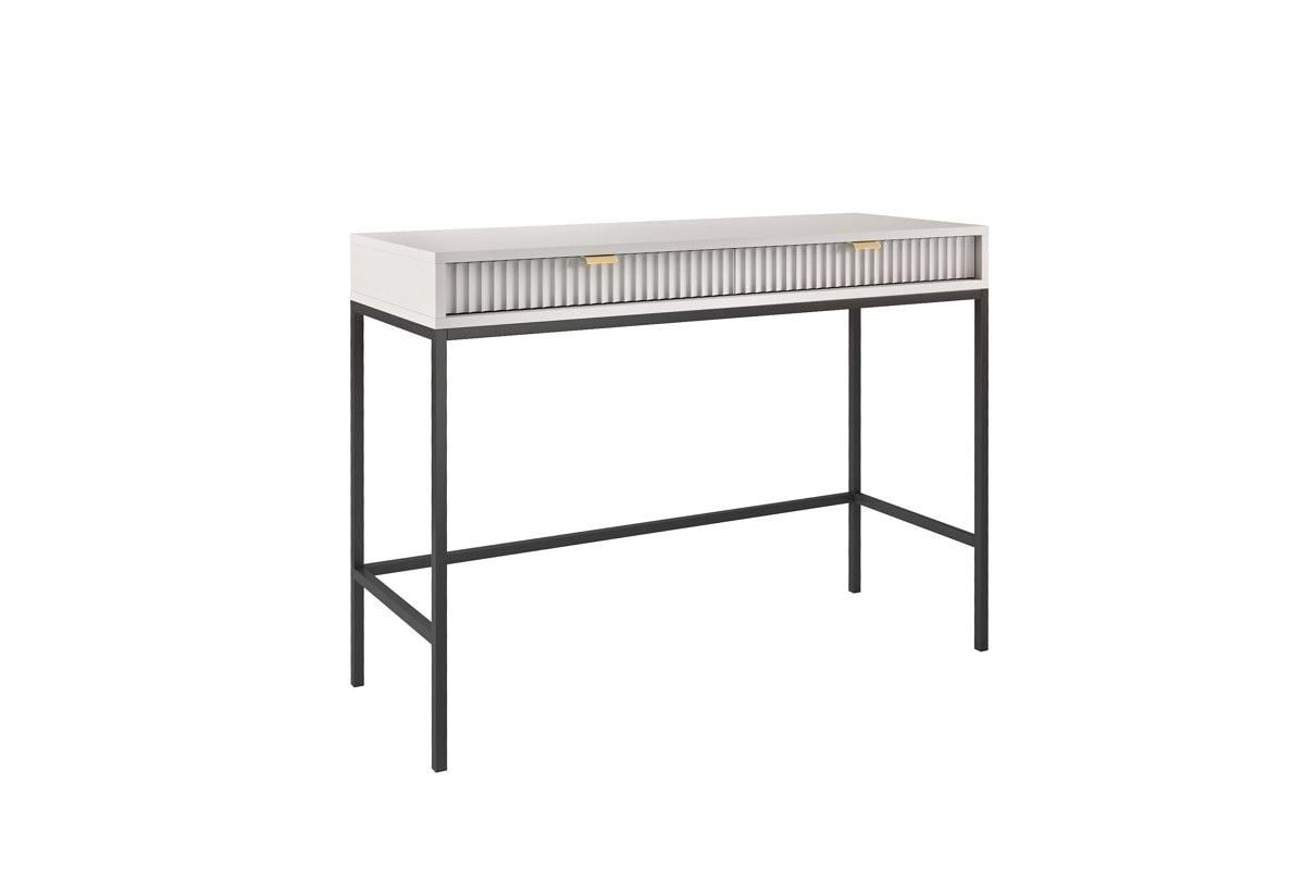 Туалетный стол Perfect Home T104 Nova ЛДСП/МДФ/металл Серый/Черный (50729) Туалетный стол Perfect Home T104 Nova ЛДСП/МДФ/металл Серый/Черный (50729)