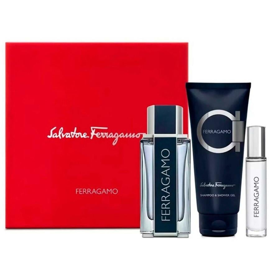 Подарочный набор для мужчин Salvatore Ferragamo Ferragamo 2020 туалетная вода 100 мл/туалетная вода мини 10 мл/гель для душа 100 мл (400914)