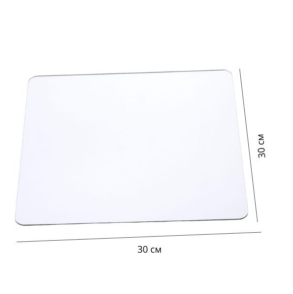 Зеркало на стену акриловое самоклеющееся гибкое 30х30 см 4 шт. (C00092-1) - фото 3