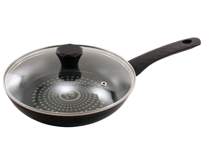 Сковорода со стеклянной крышкой ZAUBERG Diamond алюминий 24 см (324 - L) Сковорода со стеклянной крышкой ZAUBERG Diamond алюминий 24 см (324 - L)