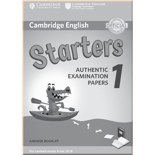 Книга Cambridge University Press "Cambridge English Starters 1 for Revised Exam from 2018 Answer Booklet" (ISBN:9781316635933)