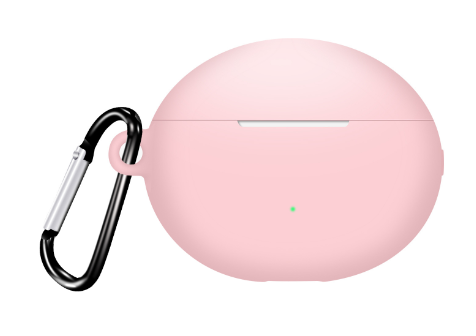 Чохол-накладка DK Silicone Candy Friendly з карабіном для Huawei FreeBuds 5i Pink - фото 2