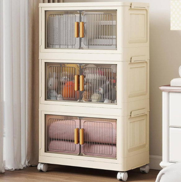 Ящик для зберігання триповерховий Прозорий (33657)