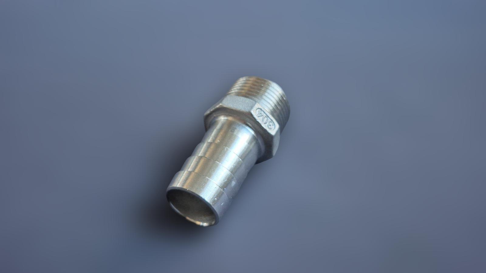 Штуцер шланговый резьбовой DN25 AISI304 BSPP елка н/ж сталь ЗР 25 мм 1" (29203186) - фото 7 Штуцер шланговый резьбовой DN25 AISI304 BSPP елка н/ж сталь ЗР 25 мм 1" (29203186) - фото 7