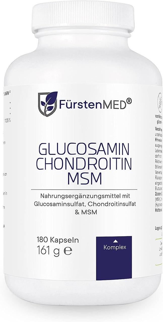 Вітаміни для імунітету FurstenMED Глюкозамін/Хондроїтин/МСМ 180 капс. (50091440)
