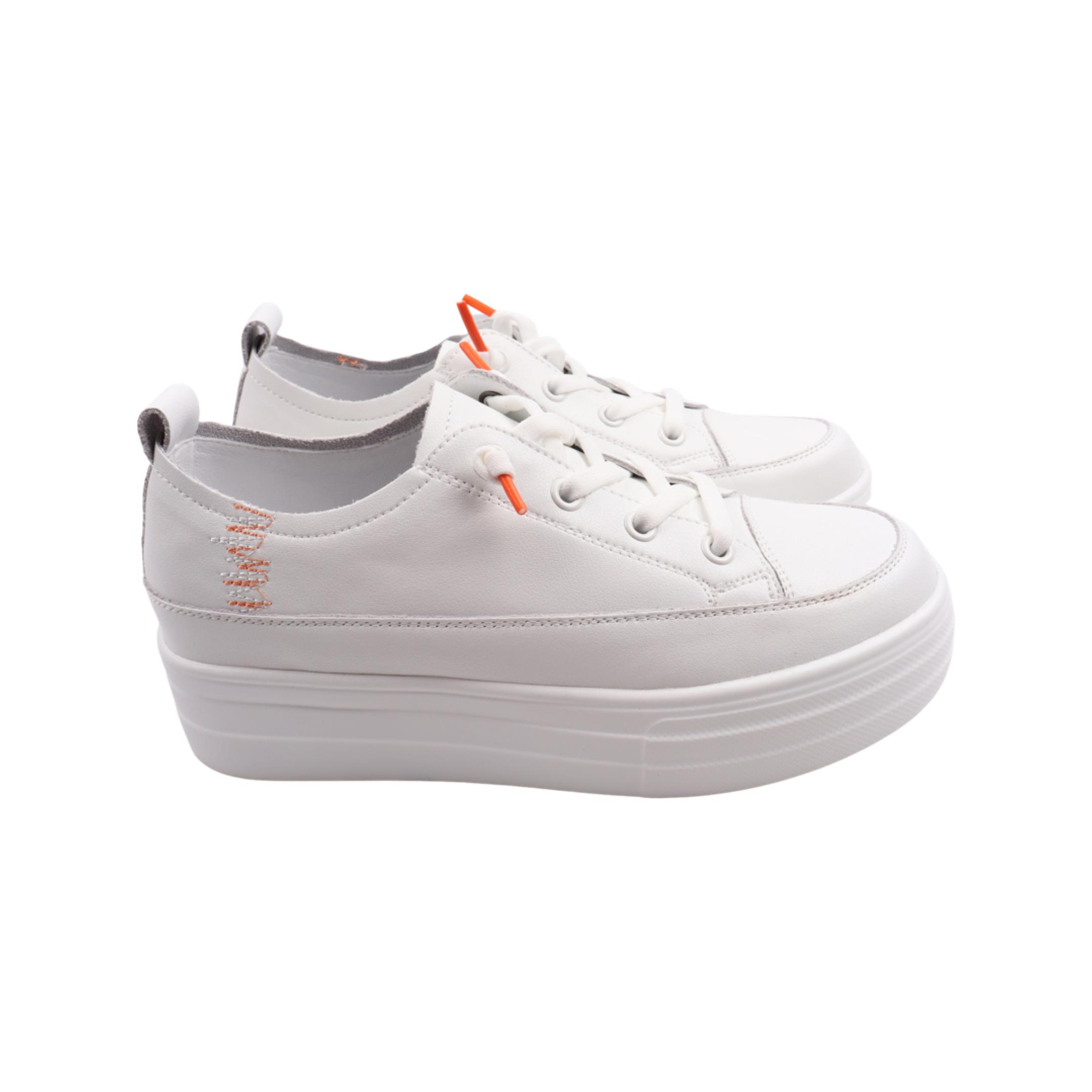 Кеды женские Farinni из кожи р. 38 Белый (381-23DTC)