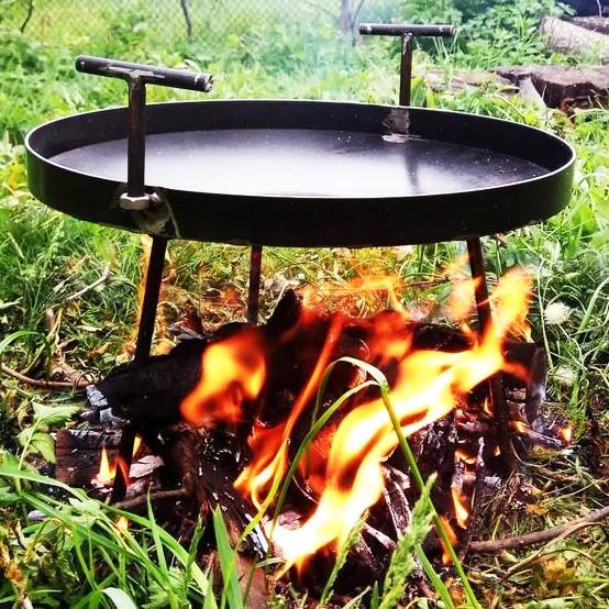 Сковорода из диска бороны 40 см (14-2-SP00101) - фото 2 Сковорода из диска бороны 40 см (14-2-SP00101) - фото 2