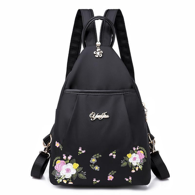 Рюкзак женский с вышивкой XS Black (id_505)