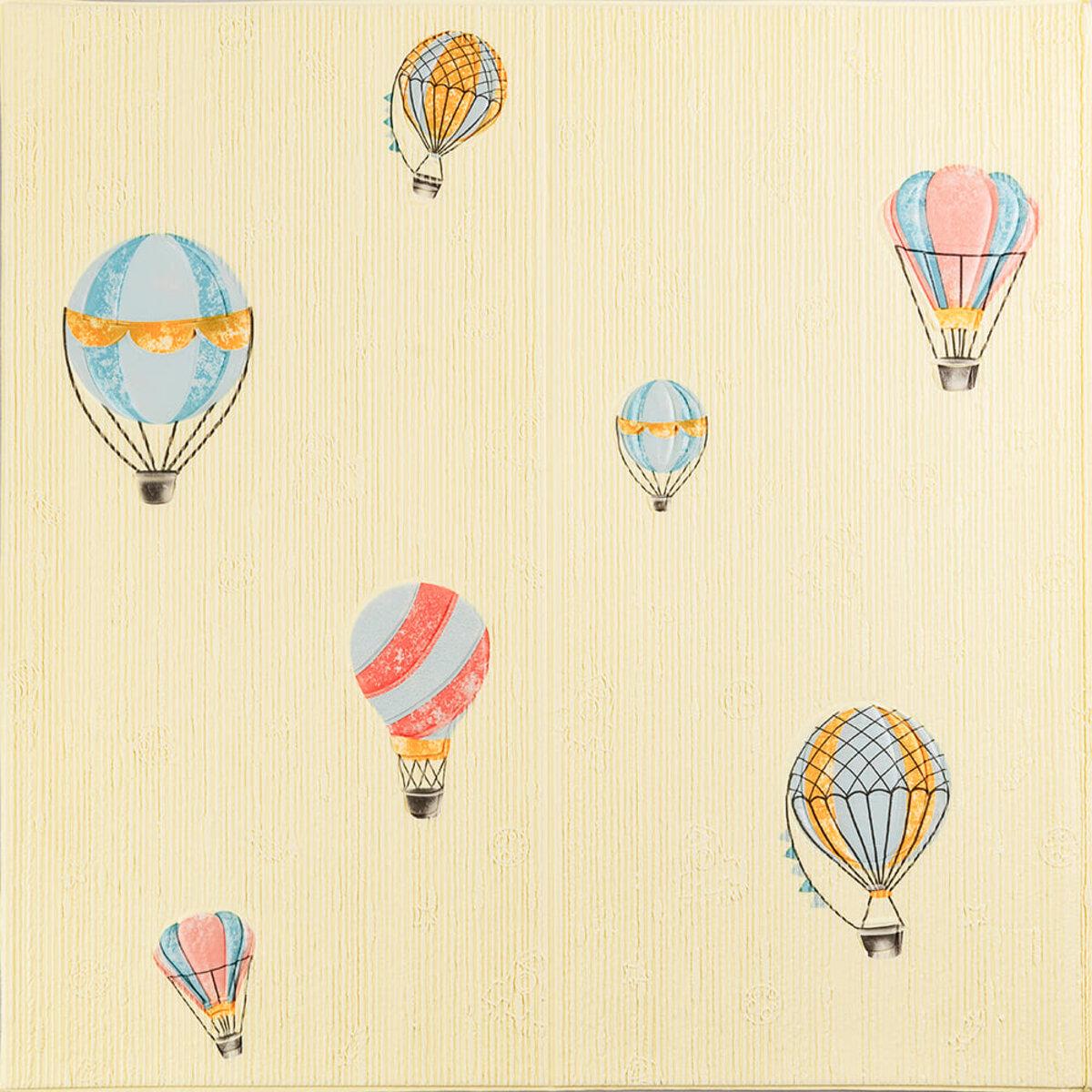 3D-панель стеновая Воздушные шары фактурная текстура 700х700х4 мм (SW-00001972)