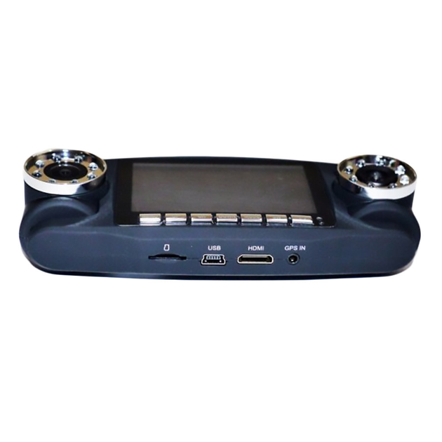 Автомобильный видеорегистратор на 2 камеры на стекло (V60) - фото 4 Автомобильный видеорегистратор на 2 камеры на стекло (V60) - фото 4