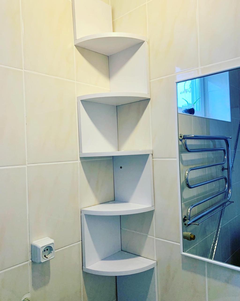 Полка угловая настенная П-4 200x1220x200 мм (П-4) Полка угловая настенная П-4 200x1220x200 мм (П-4)