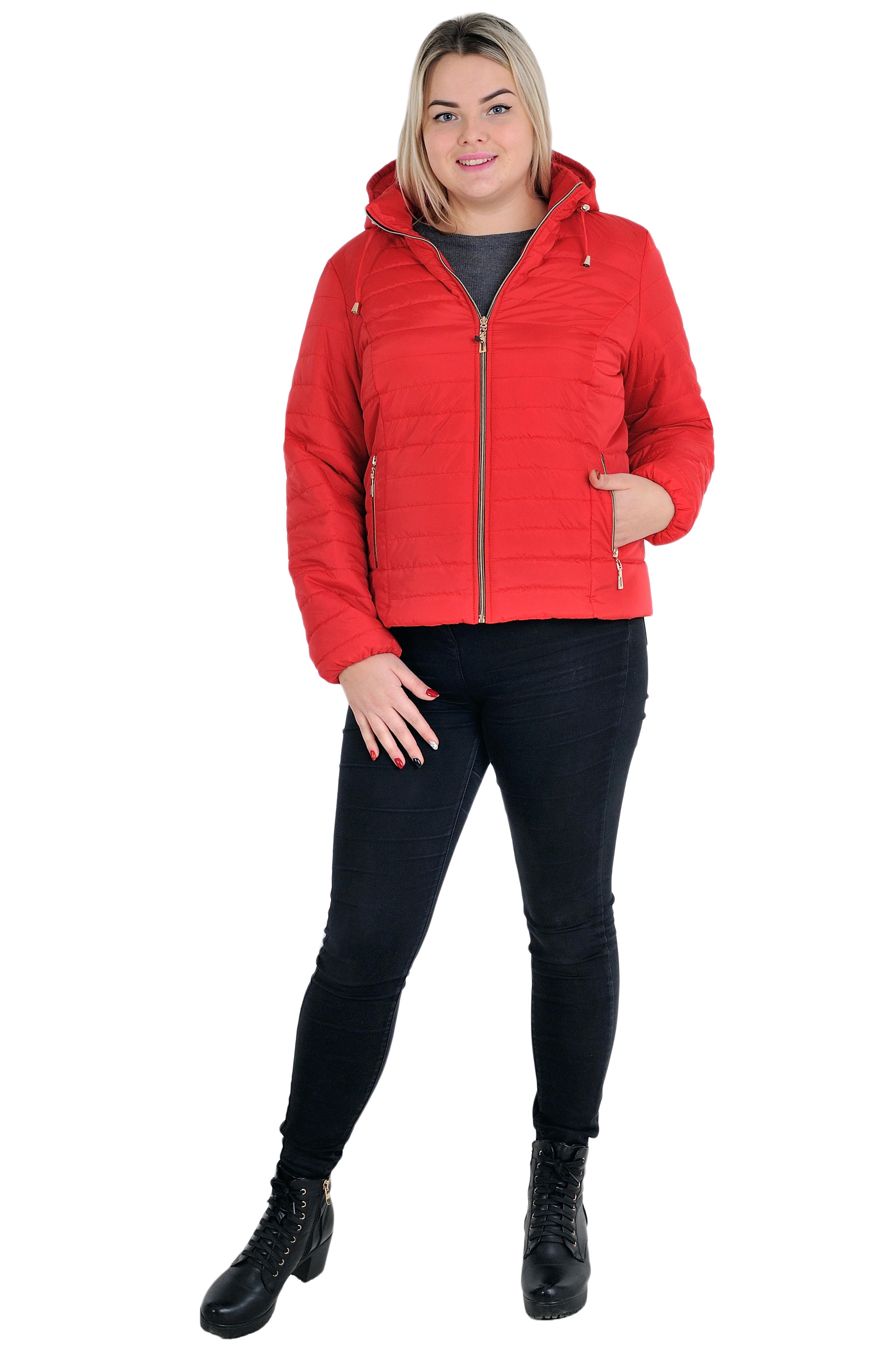 Куртка женская Fashions Женевьева р. 52 Красный (0240-бр-мк)