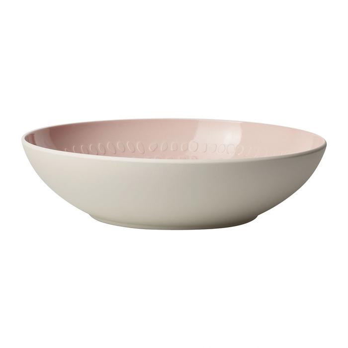 Тарілка сервірувальна Villeroy&Boch Its my match з візерунком 26 см Рожевий (2547047)