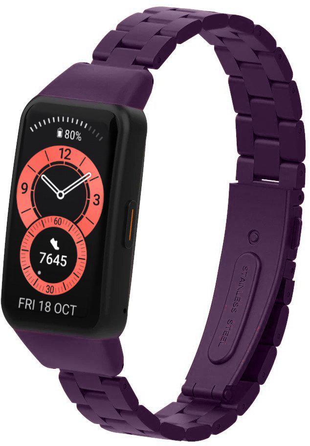 Ремешок металлический Shark для Huawei Band 6 Violet (24902-2F)