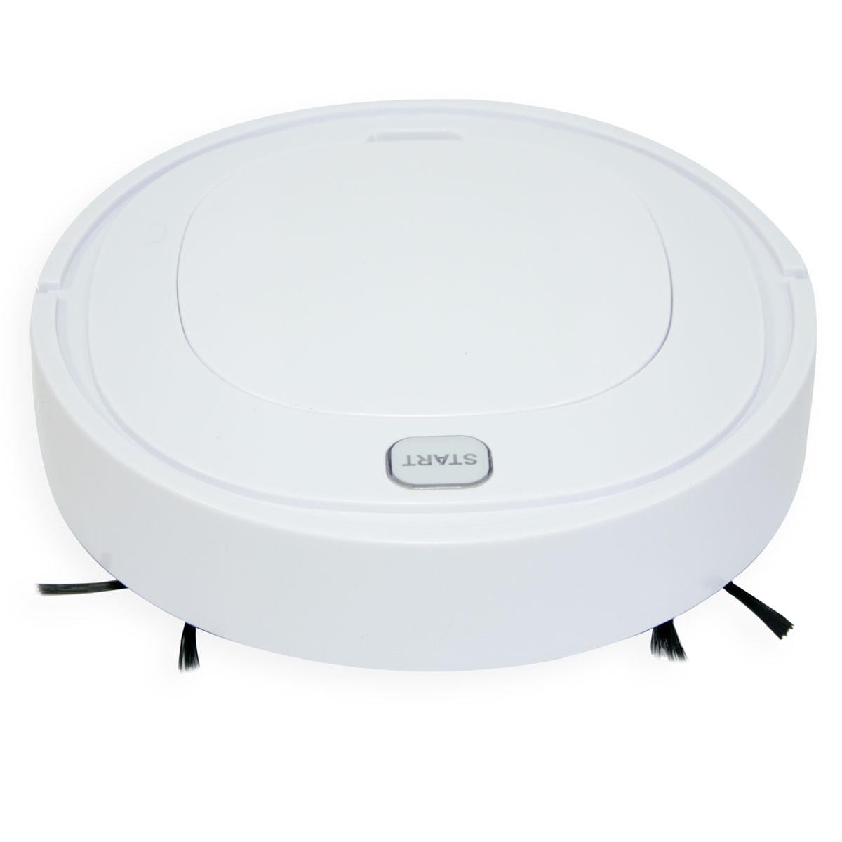 Робот пилосос ES 28 на акумуляторі маленький Білий (1009682-White)