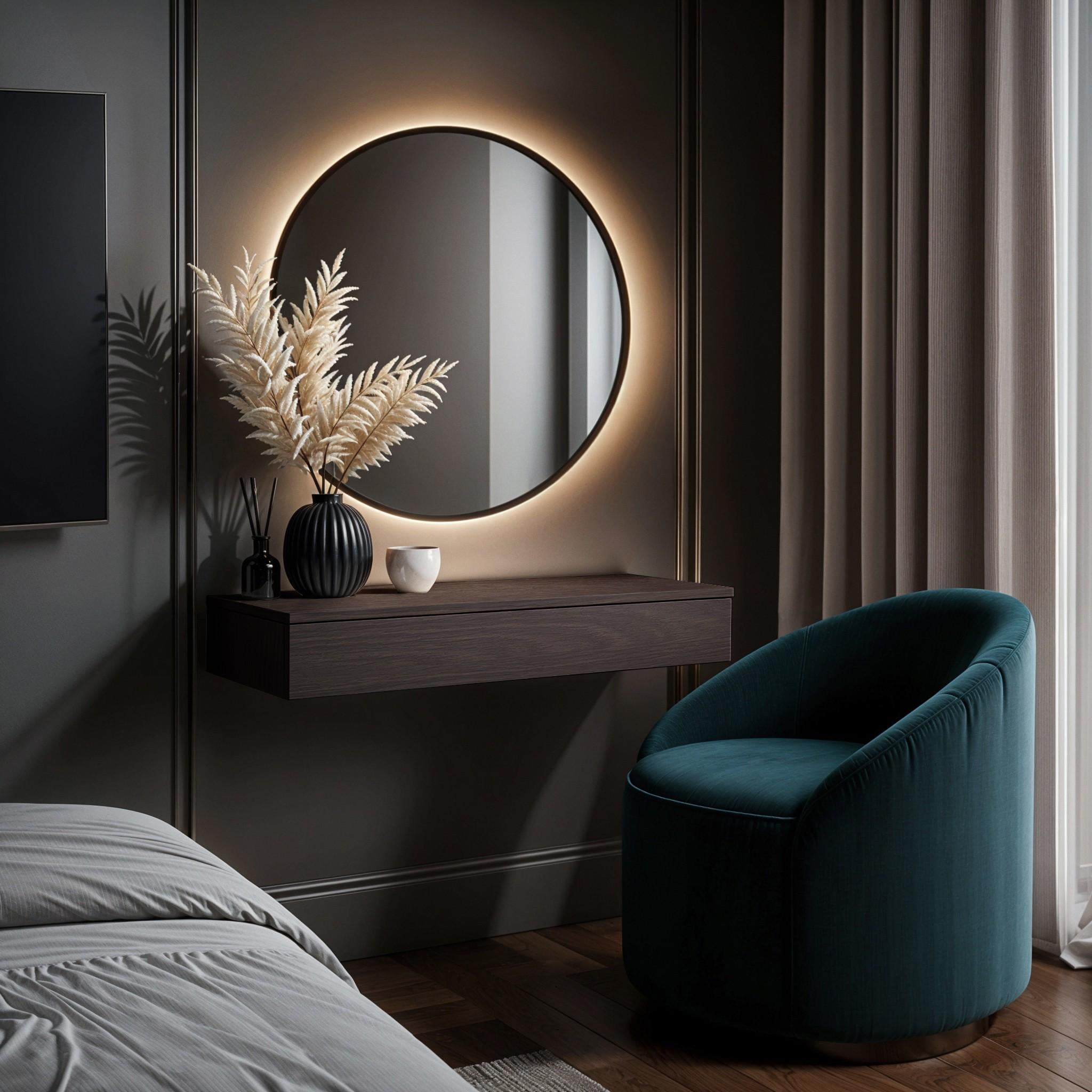 Стол туалетный подвесной Стелла 1 700х310х130 мм Венге Магия