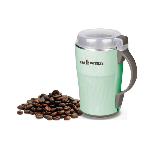 Кофемолка ножевая SeaBreeze SB-0603 пластиковая Зеленый (GR-04945)