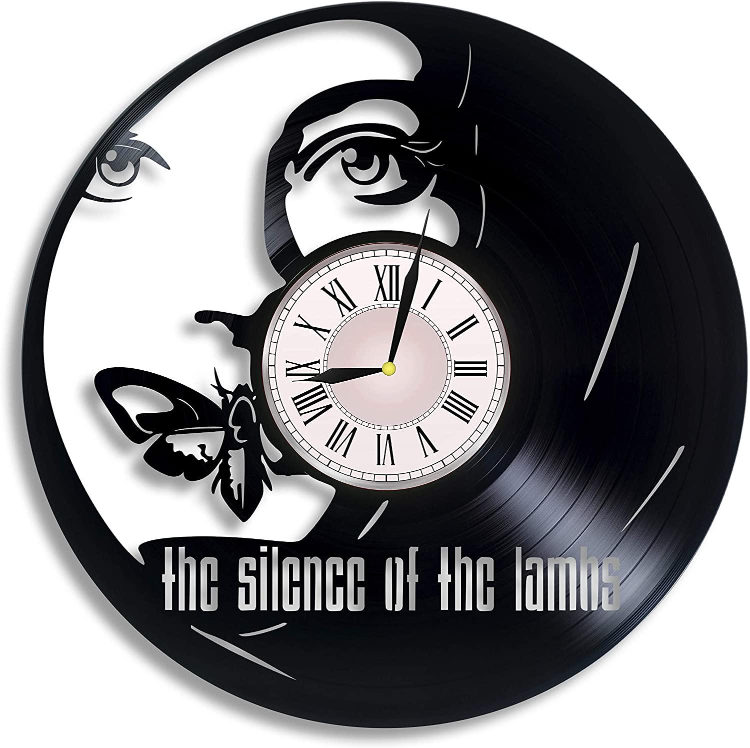 Часы настенные Молчание ягнят 2957 из виниловой пластинки
