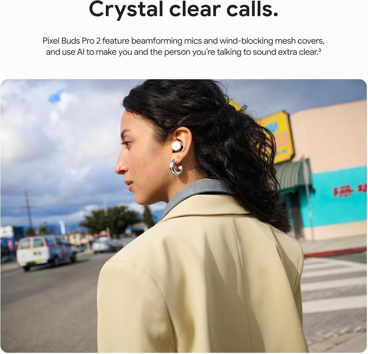 Наушники Google Pixel Buds Pro 2 Porcelain (GA05760) - фото 7 Наушники Google Pixel Buds Pro 2 Porcelain (GA05760) - фото 7