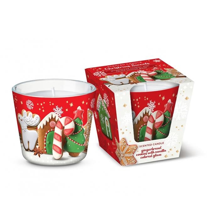 Свечка ароматическая Christmas Sweets Gingerbread Cookies (28843) - фото 4 Свечка ароматическая Christmas Sweets Gingerbread Cookies (28843) - фото 4