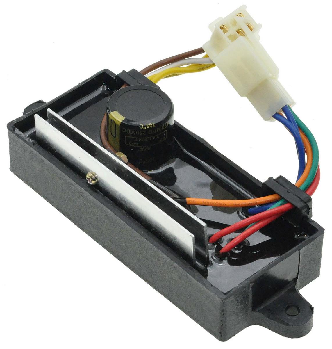 Регулятор напряжения генератора AVR GTDK AVR5-1W8C 50x120 мм 220V 480 мкф 250В - фото 2