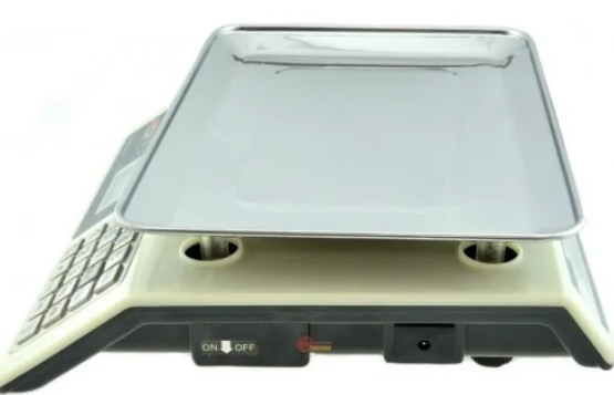 Весы торговые Domotec ACS MS-982 6 V 50 кг/5 г с металлическим корпусом - фото 3