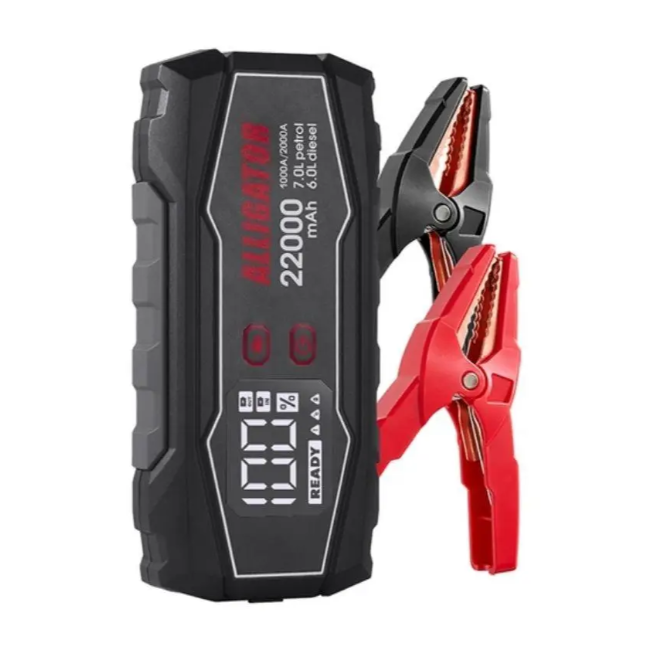 ​Пусковий пристрій Alligator JS845 1000A/2000A Power Bank 22000 mAh Червоний (29285139)