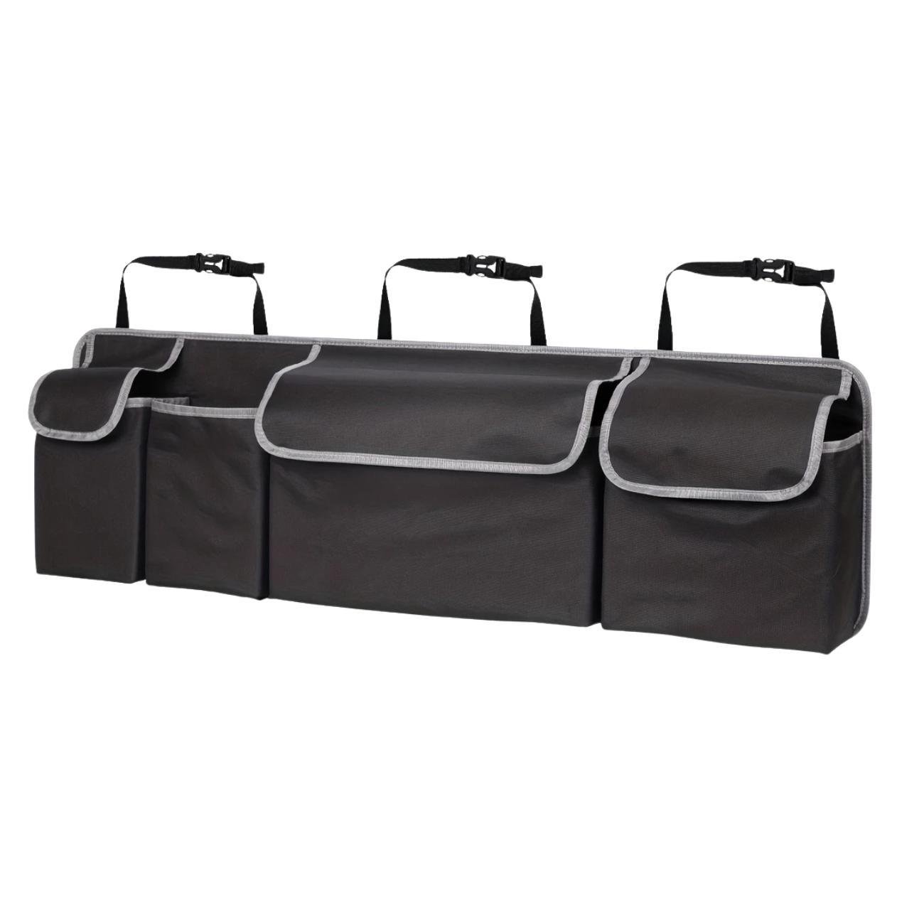 Органайзер автомобильный для багажника на заднее сидение на 4 отделения 93x27x9,5 см Черный (D-0125) Органайзер автомобильный для багажника на заднее сидение на 4 отделения 93x27x9,5 см Черный (D-0125)