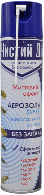 Средство от всех видов насекомых Чистий Дім универсальный 600 мл (2327620362)