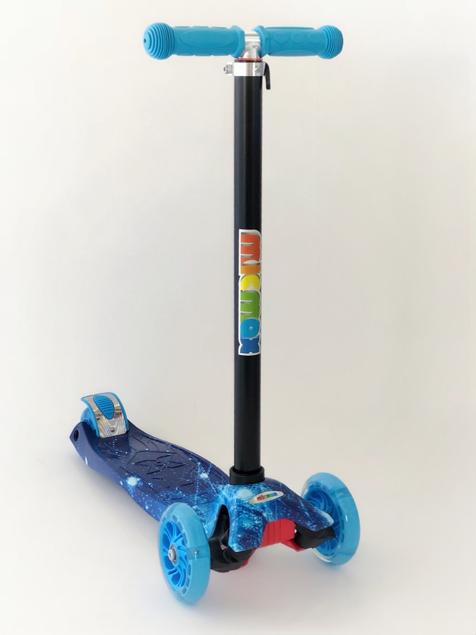 Самокат детский MicMax Scooter Pro 030 с подсветкой колес Синий (030-blue)