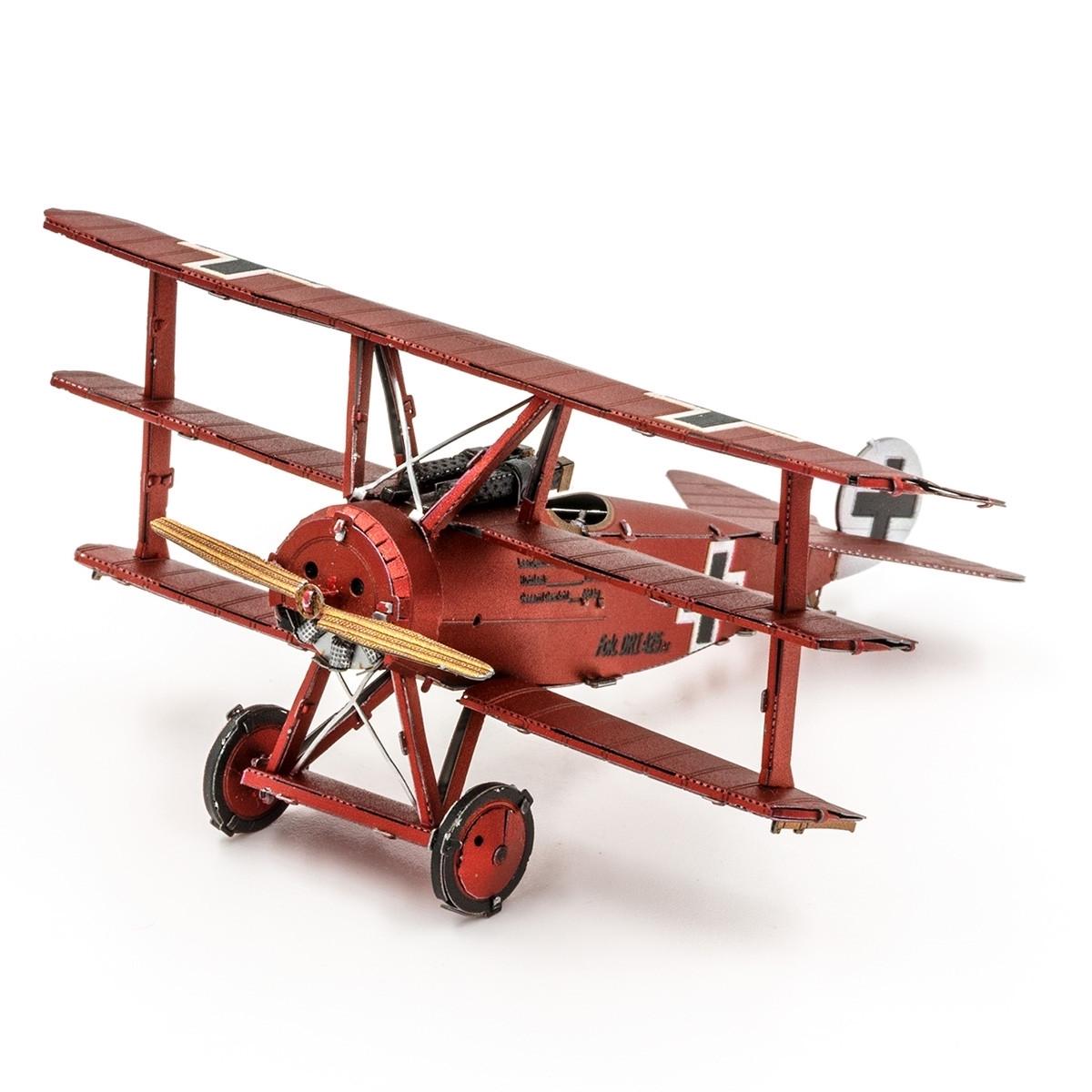 Конструктор металлический Metal Earth Fokker Dr. I Triplane MMS210 3D - фото 2