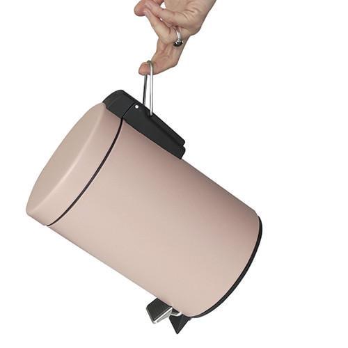 Ведро с педалью Kela Monaco металлическое 3 л Розовый (20525) - фото 4 Ведро с педалью Kela Monaco металлическое 3 л Розовый (20525) - фото 4