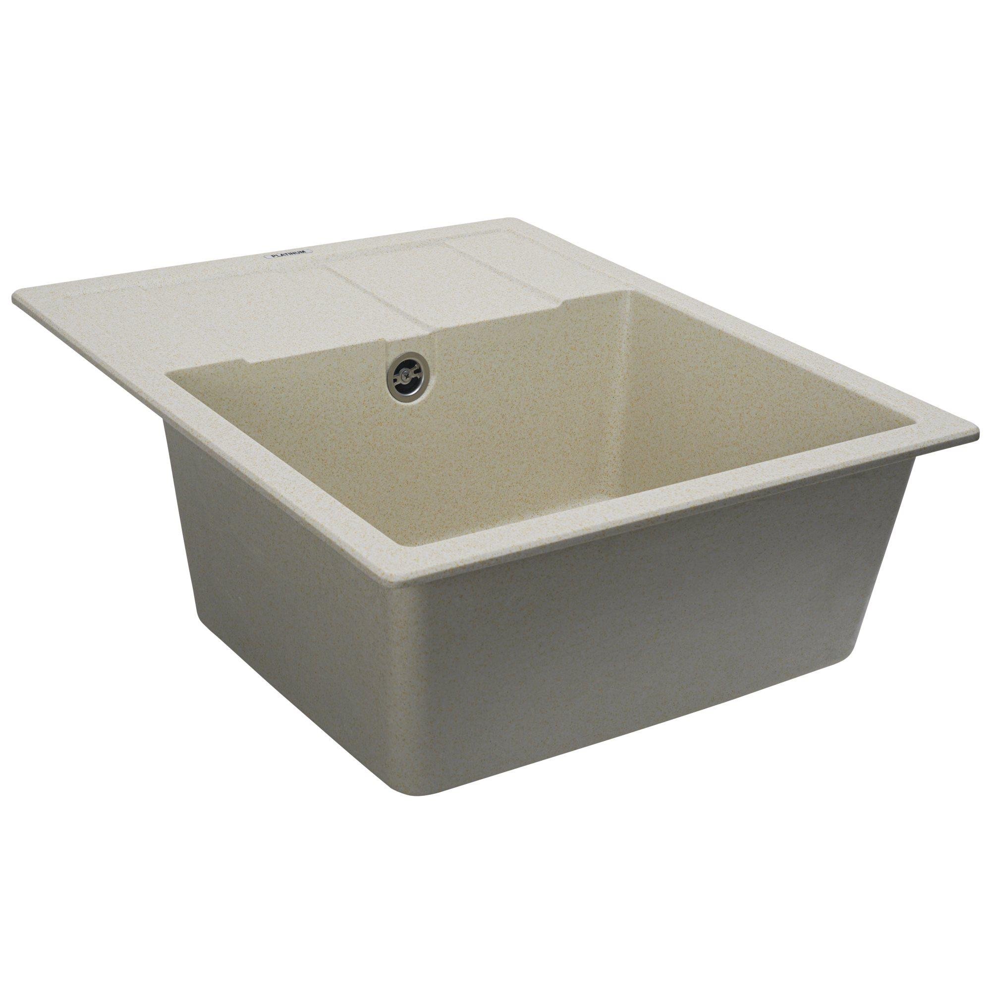 Мойка для кухни Platinum 5851 ARIA гранитная Песочная матовая - фото 5 Мойка для кухни Platinum 5851 ARIA гранитная Песочная матовая - фото 5