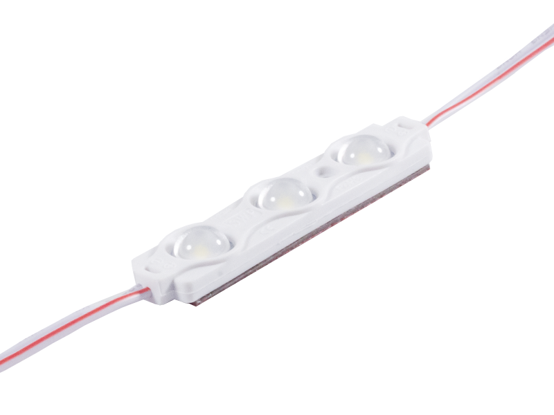 Модуль світлодіодний LEDUA 2835-3smd IP65 12V 0,72 Вт з лінзою Білий (8210)