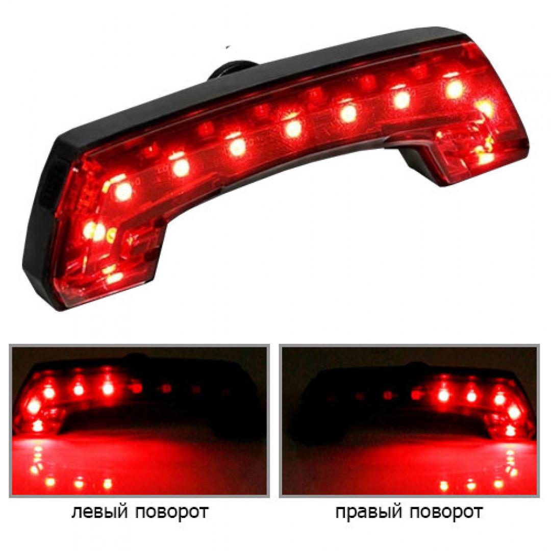 Велосипедная задняя фара BG-806-11SMD ЗУ micro USB + поворотники - фото 6 Велосипедная задняя фара BG-806-11SMD ЗУ micro USB + поворотники - фото 6