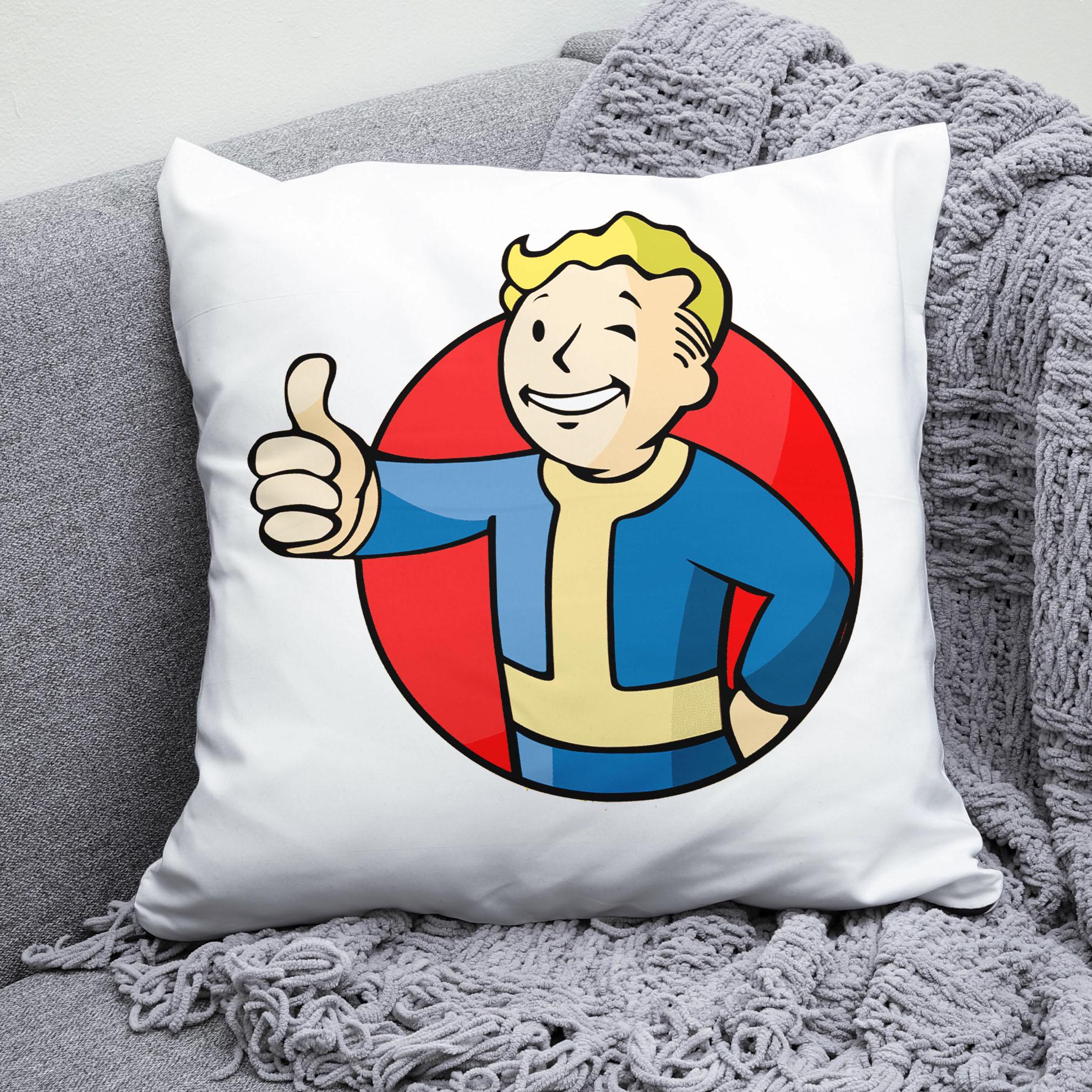 Плюшевая подушка квадрат с принтом игры Fallout Фалаут