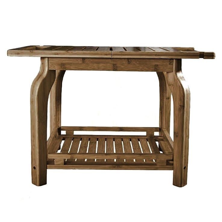 Табурет для ванной из дерева Полинера Корица (ТВН-004733)