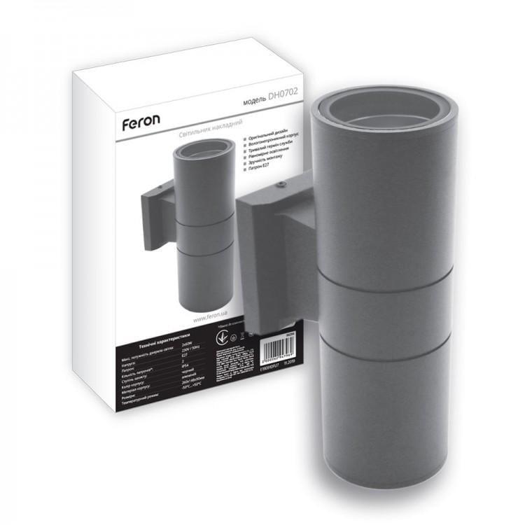Светильник архитектурный Feron DH0702 2хE27 Серый (00000005978)