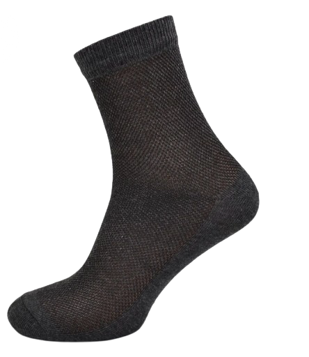Шкарпетки чоловічі у сітку Мілес 1811 р. 31 Сірий - фото 1 Шкарпетки чоловічі у сітку Мілес 1811 р. 31 Сірий - фото 1
