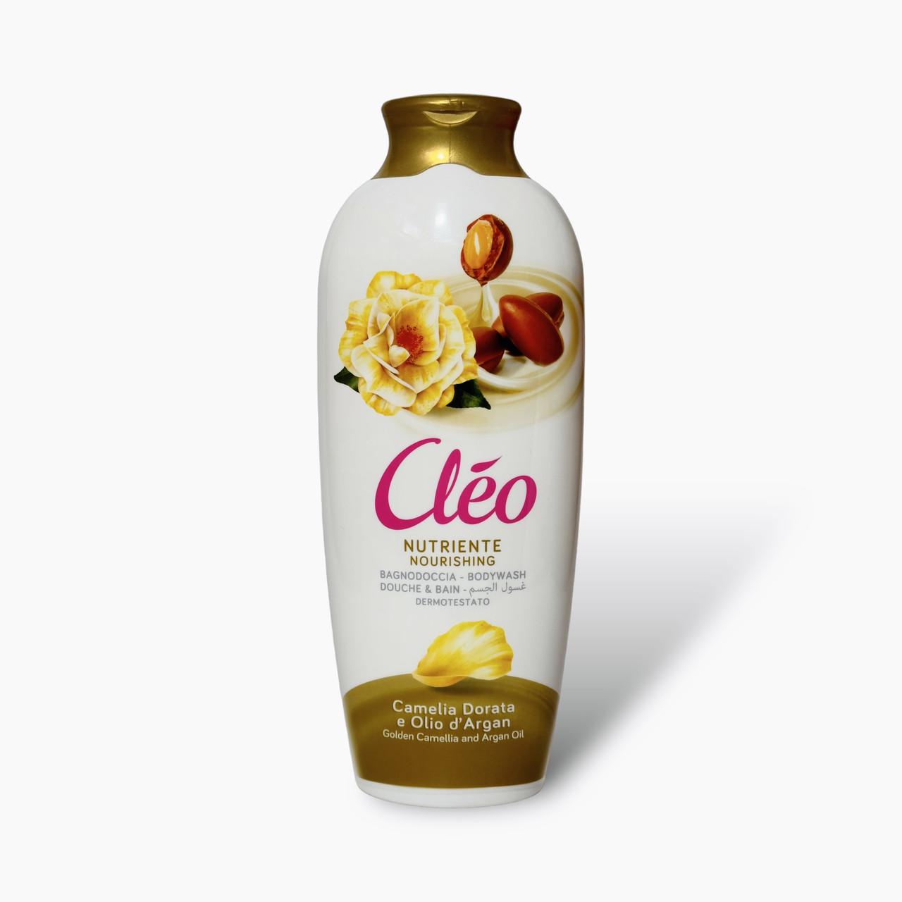 Гель для душу Cleo nutriente золота камелія та арганова олія живильний 750 мл (2088778208) - фото 1