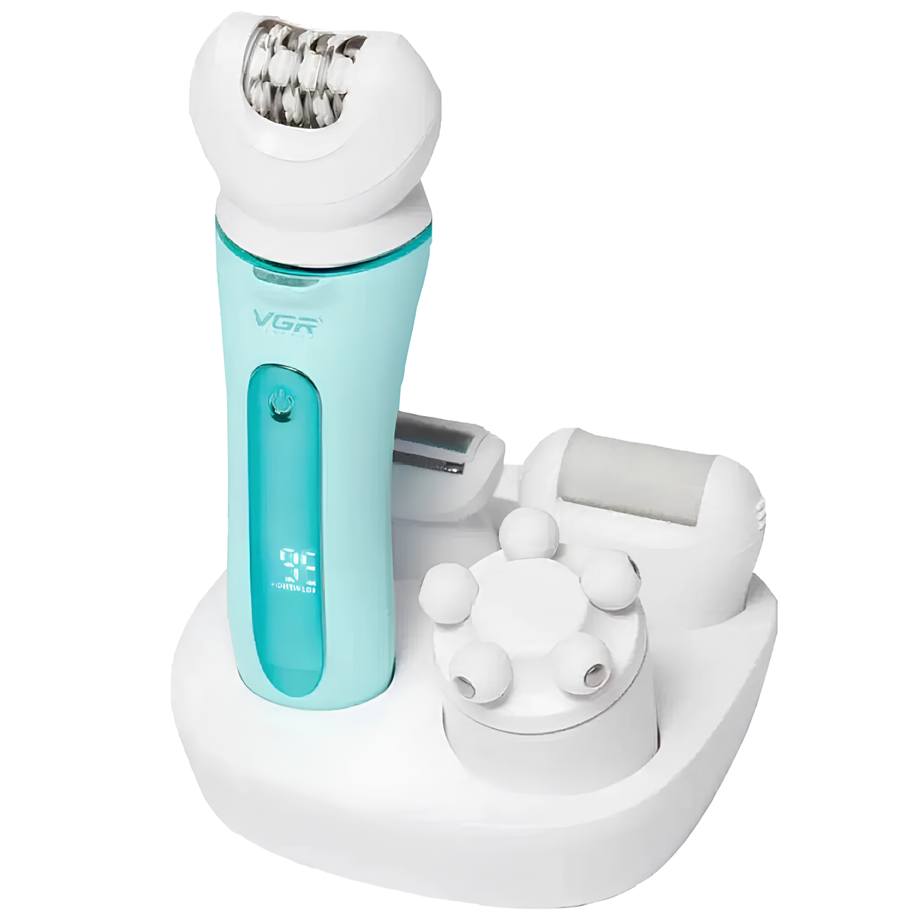 Епілятор жіночий VGR V-751 5в1 акумуляторний з насадками