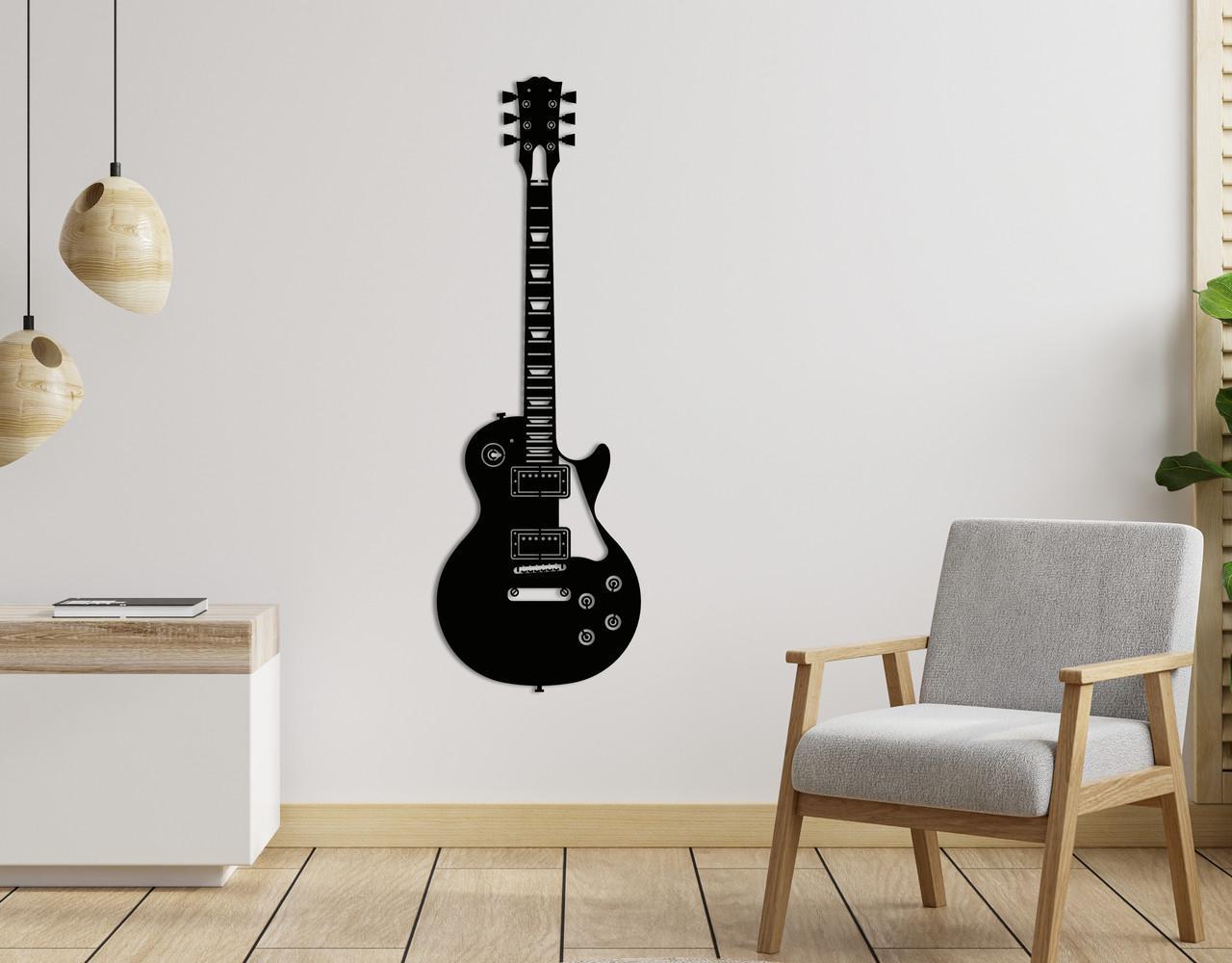 Декоративное панно на стену Upwood Decor Guitar 150х49,8 см Black (1583126008)