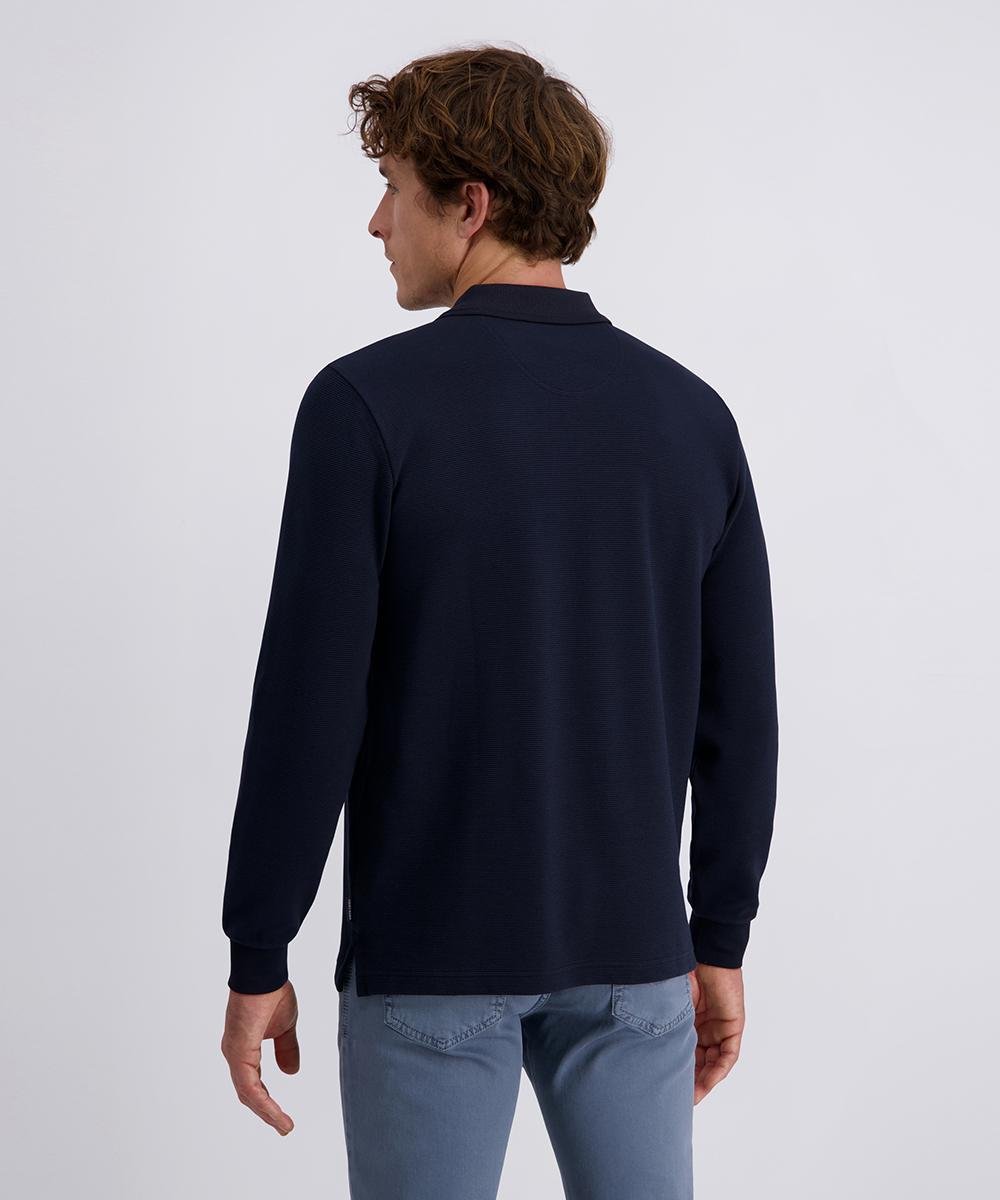 Поло на напівблискавці чоловіче L Темно-синій (C5 30775.3072.6325-L) - фото 5 Поло на напівблискавці чоловіче L Темно-синій (C5 30775.3072.6325-L) - фото 5