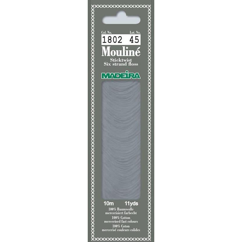 Нитки мулине Madeira 1802 Mouline Стальной Нитки мулине Madeira 1802 Mouline Стальной